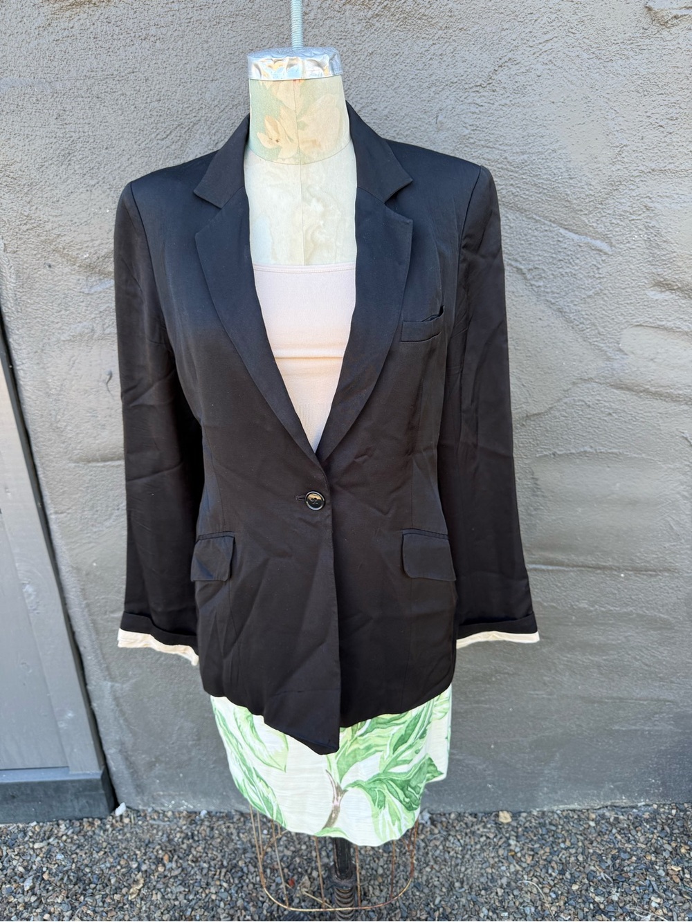 H&M Black Single-Button Women's Blazer
